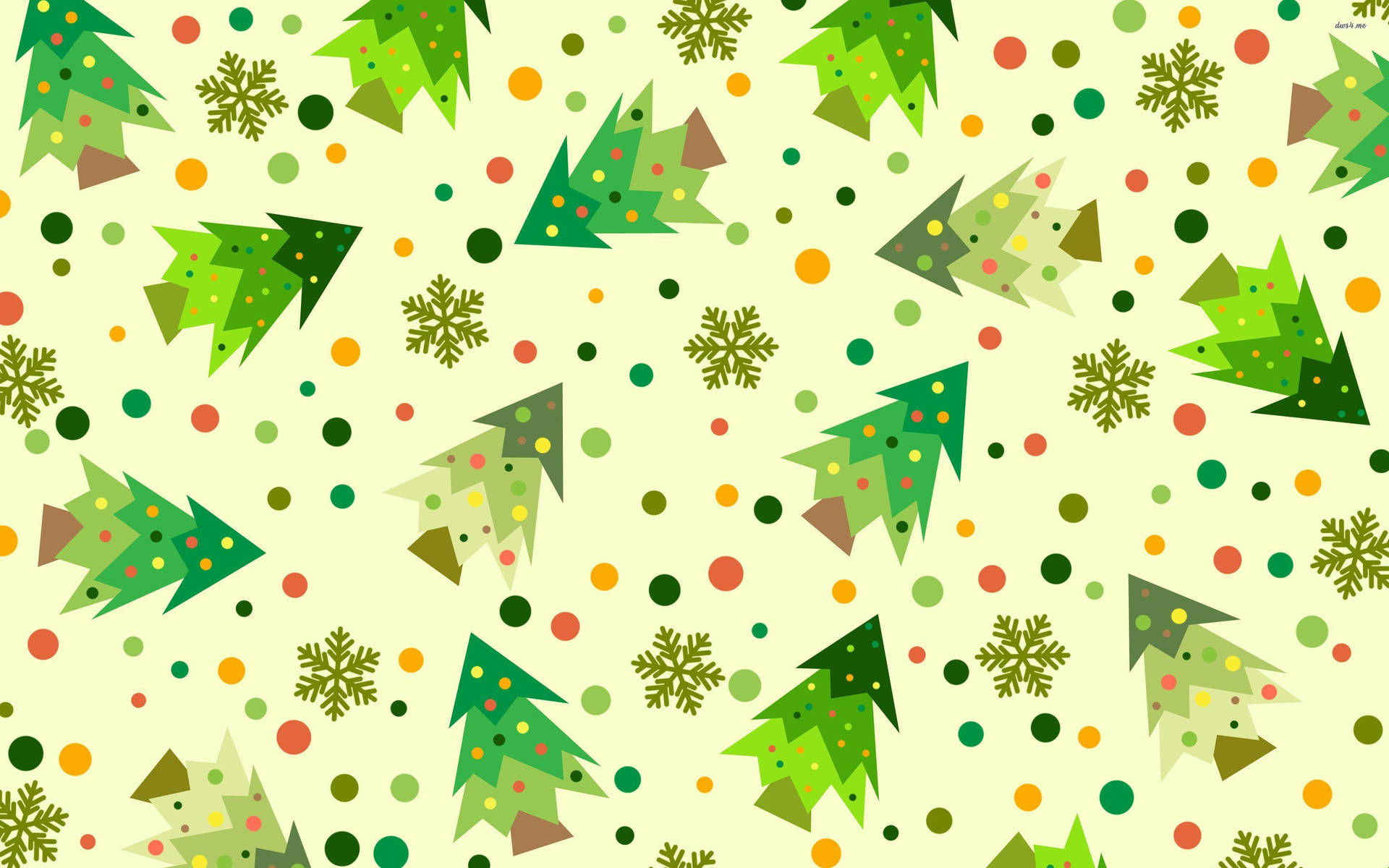 Christmas Tree Aesthetic Pattern