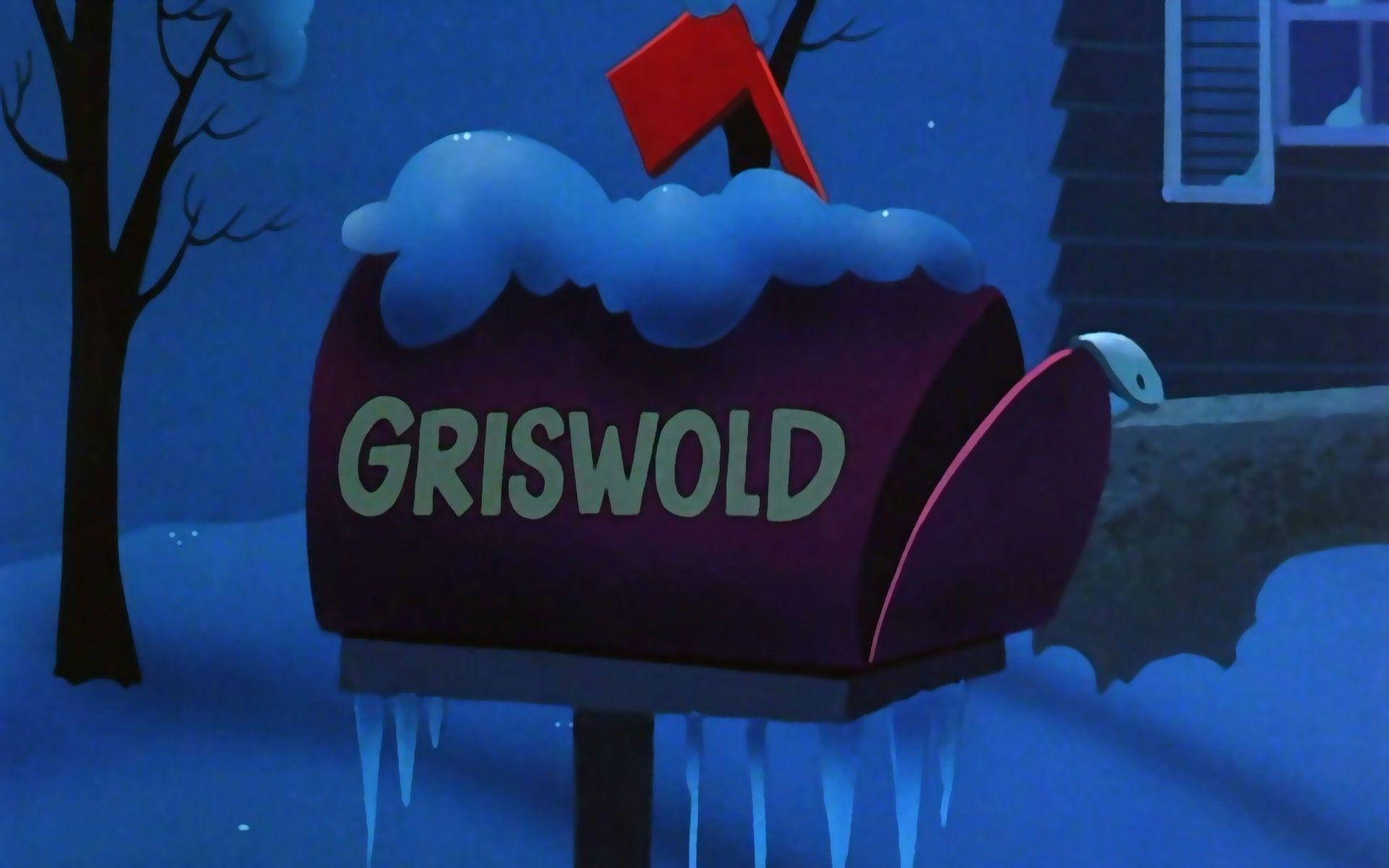Christmas Vacation Griswold Red Mailbox Background