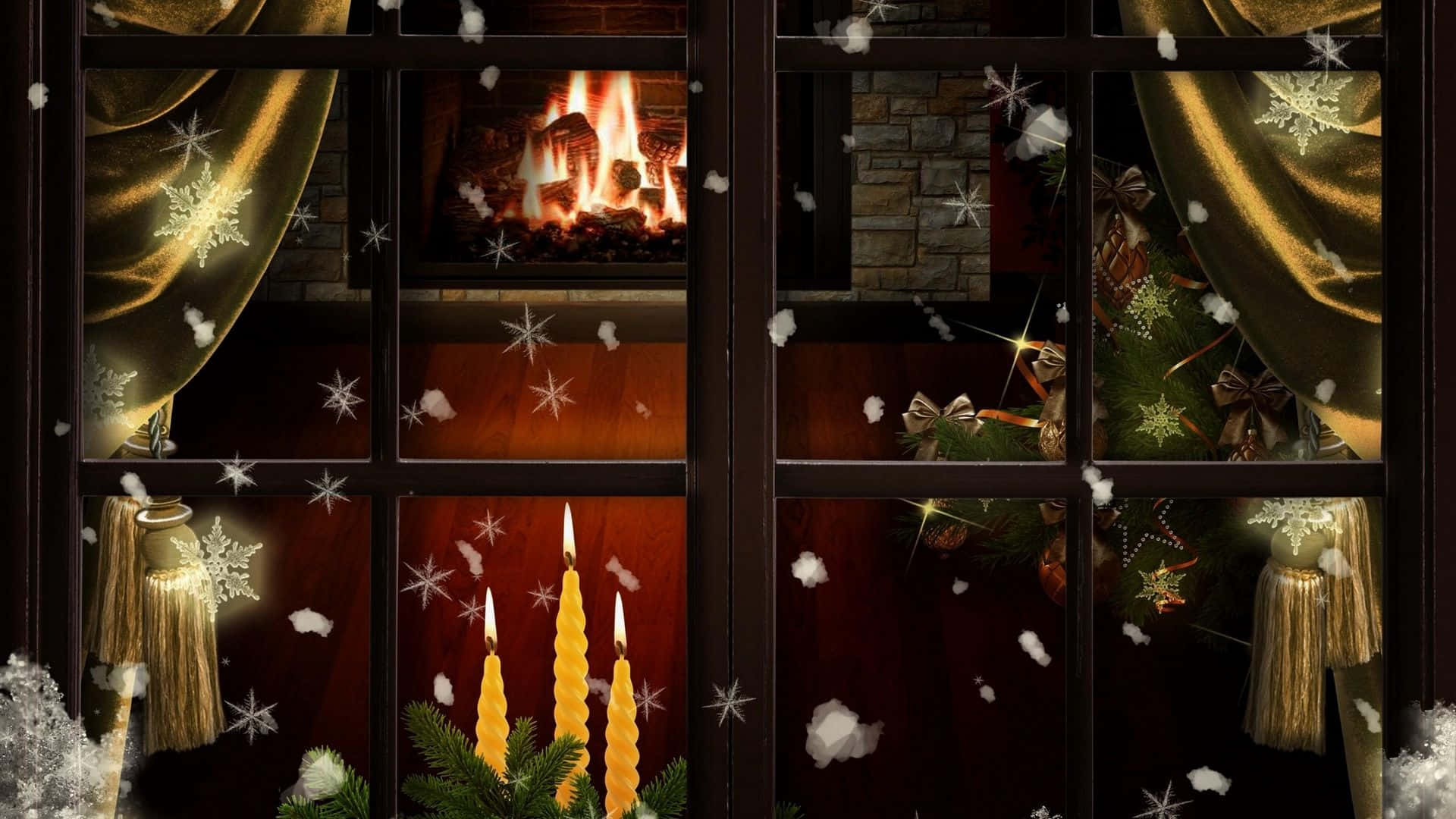 Christmas Window - Screenshot Thumbnail Background