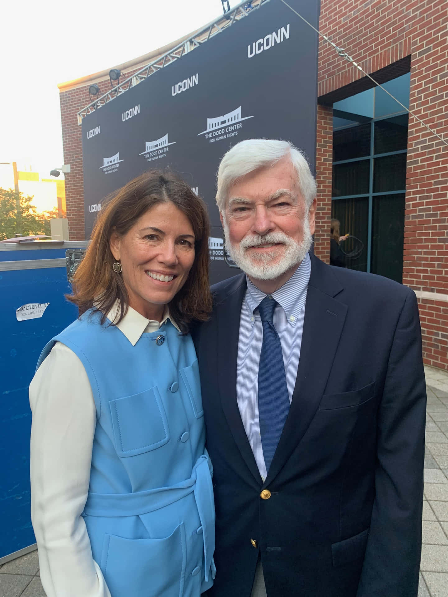 Christopher Dodd With Wife Background