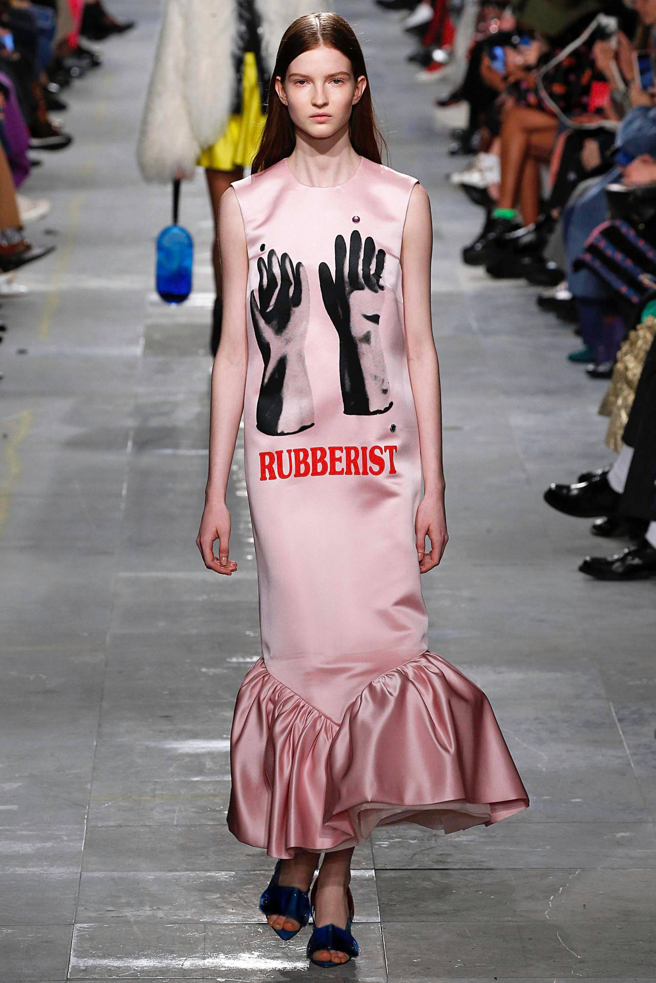 Christopher Kane Pink Rubberist Dress Background