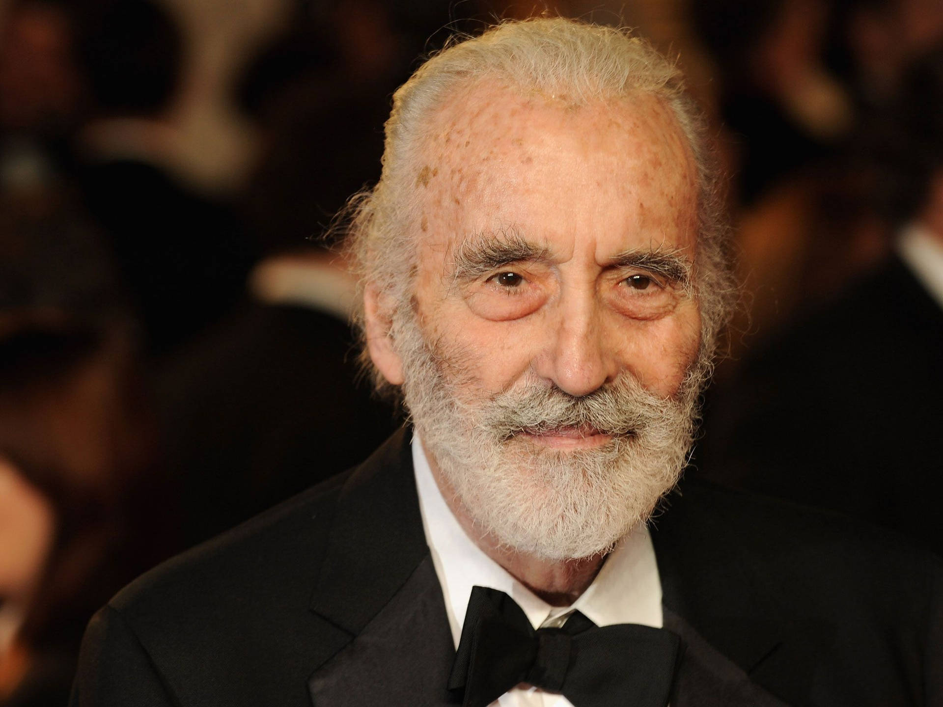 Christopher Lee Serious Look