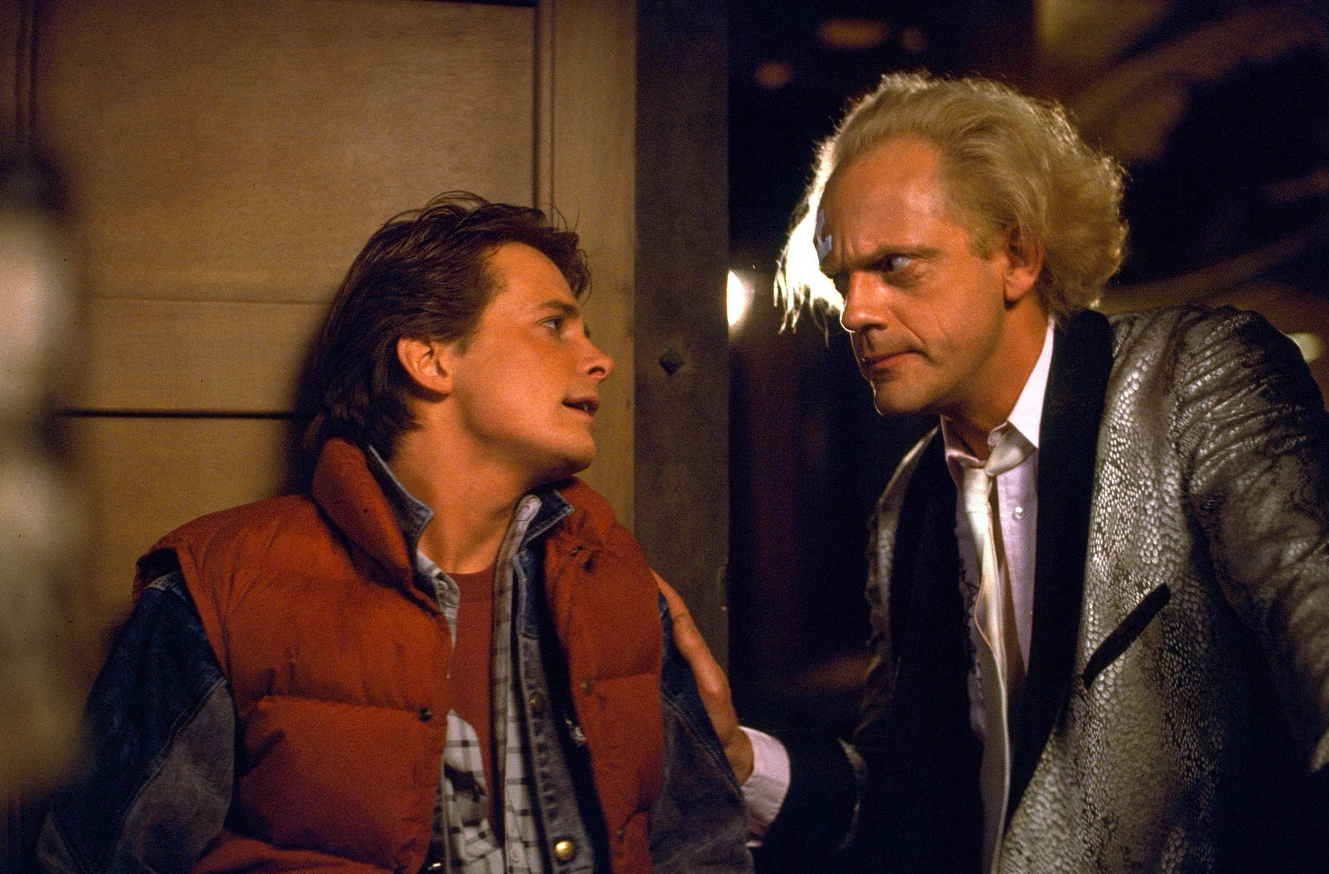 Christopher Lloyd And Michael J. Fox