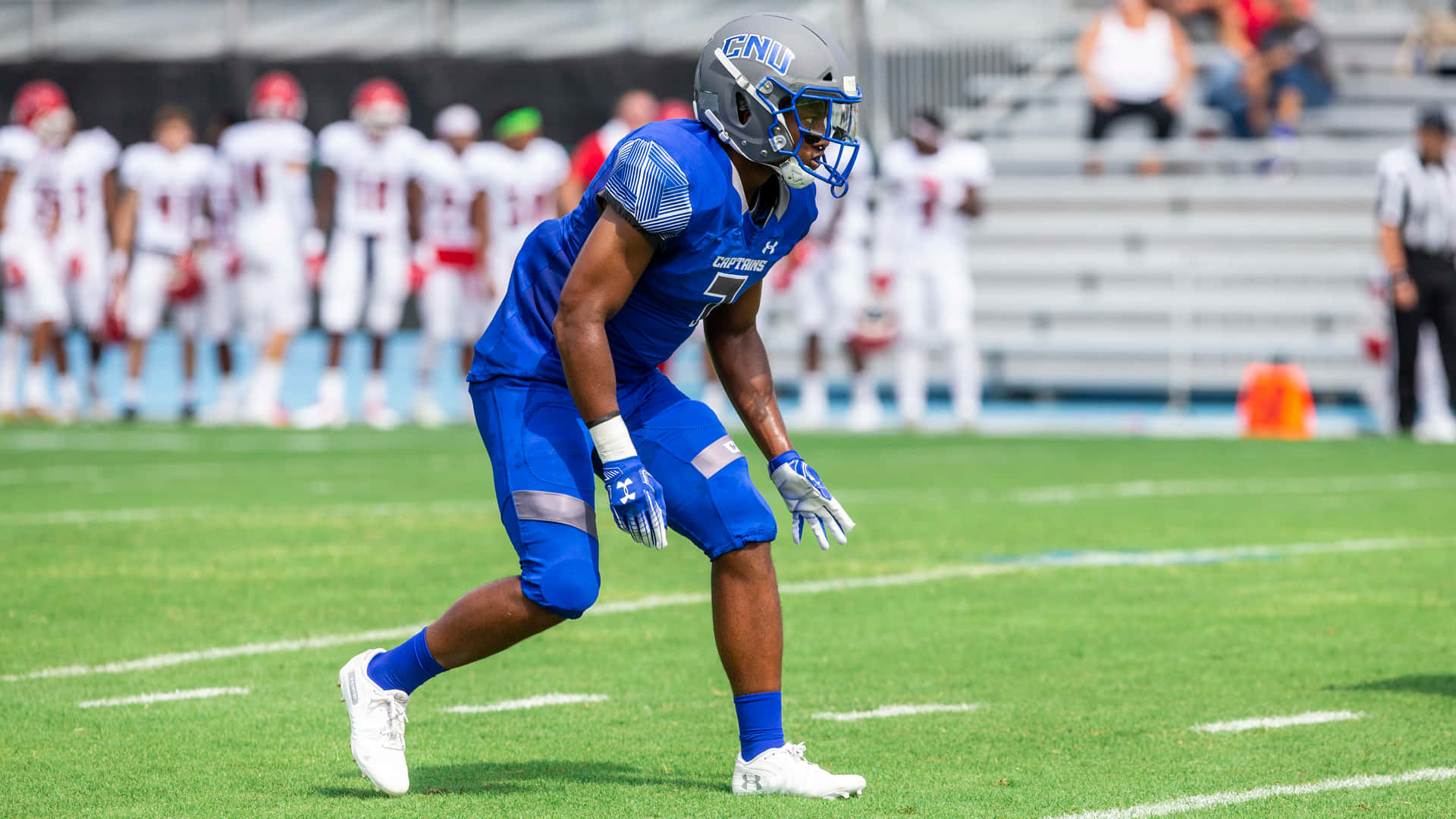 Christopher Newport University Football Player Bj Hill Background
