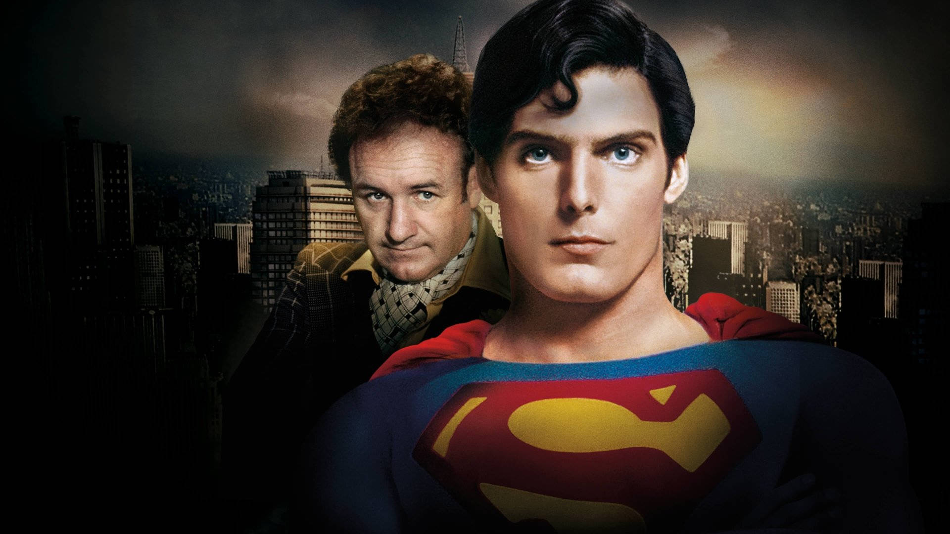 Christopher Reeve And Gene Hackman Background