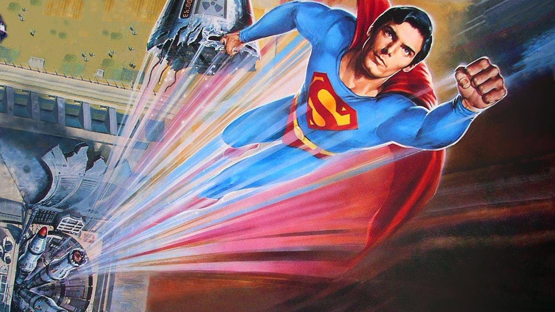 Christopher Reeve Superman Digital Fan Art Background