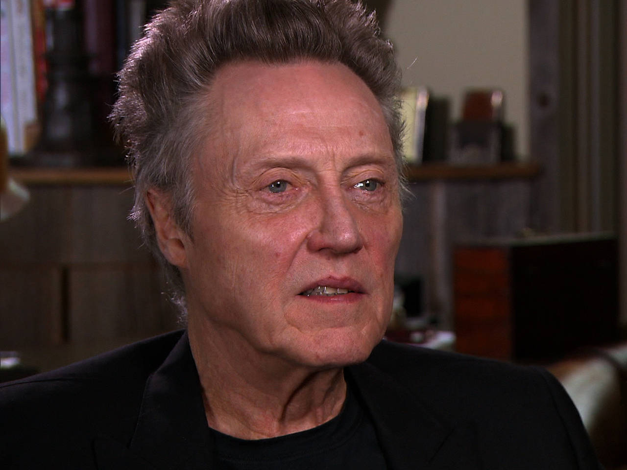 Christopher Walken From An Interview Background