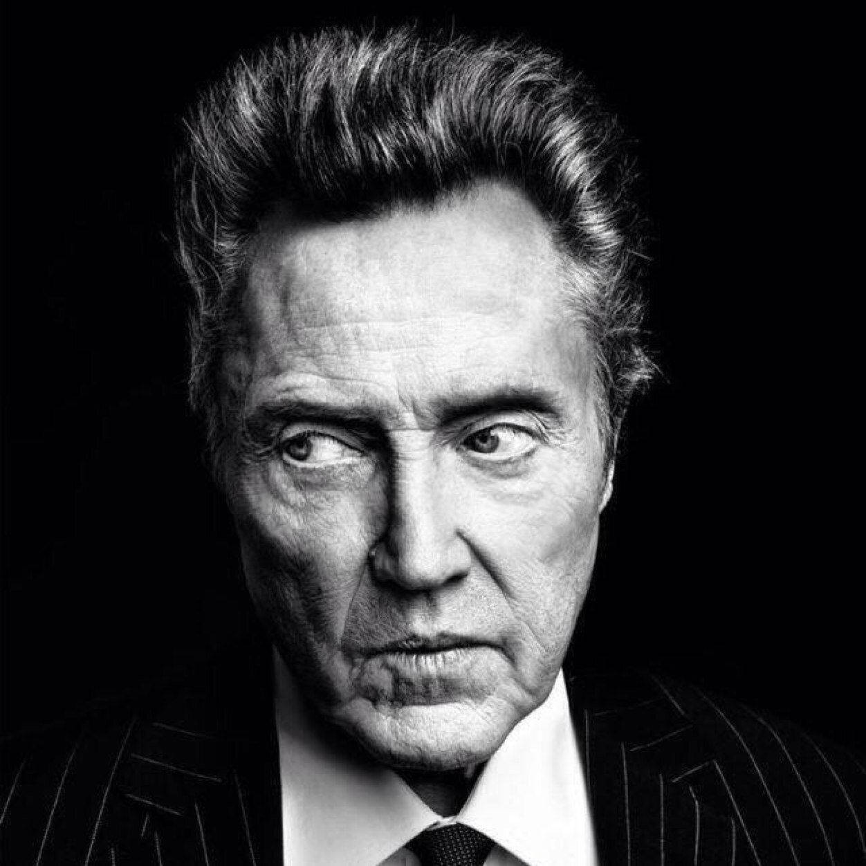 Christopher Walken In Monochrome Portrait