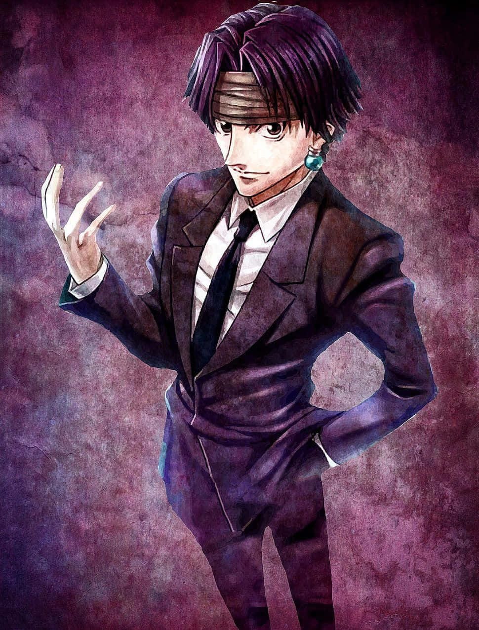 Chrollo Lucilfer Grunge Art Background