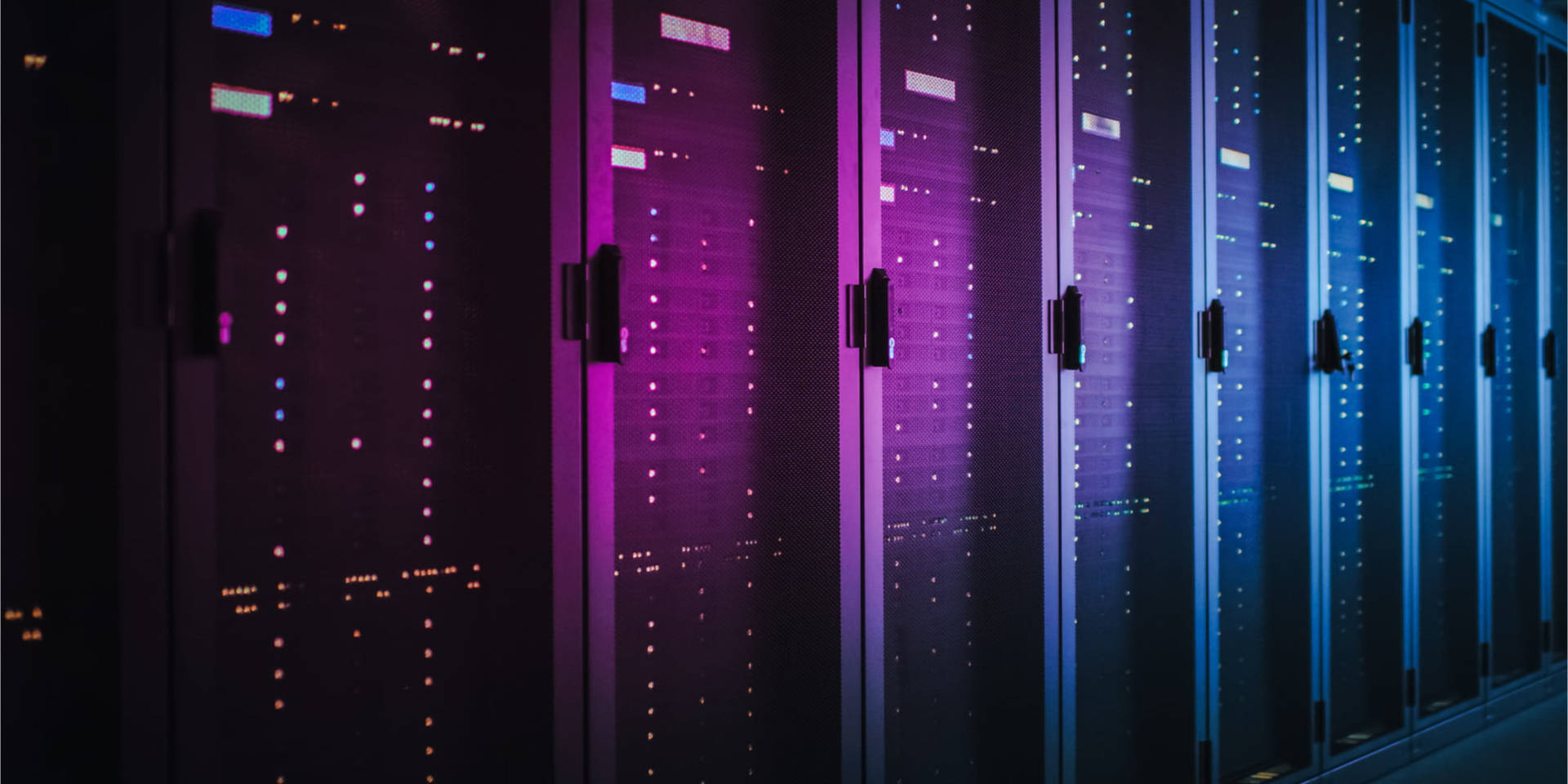 Chromatic Lights Data Center Background