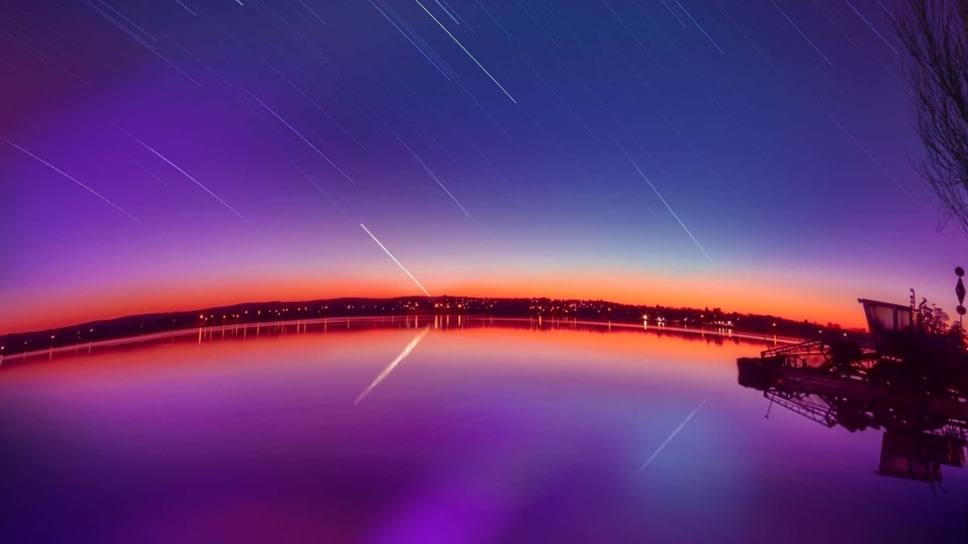 Chrome Os Horizion Star Trail Background