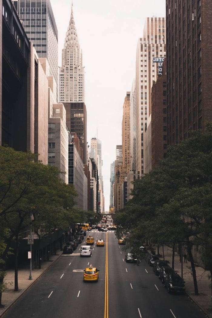 Chrysler Buildings In Manhattan New York Background