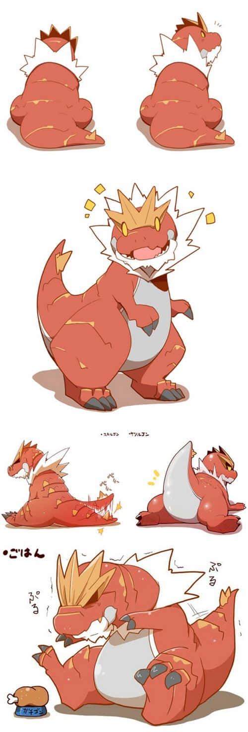 Chubby Tyrantrum Background
