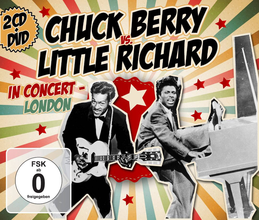 Chuck Berry Vs. Little Richard In Concert-london Background