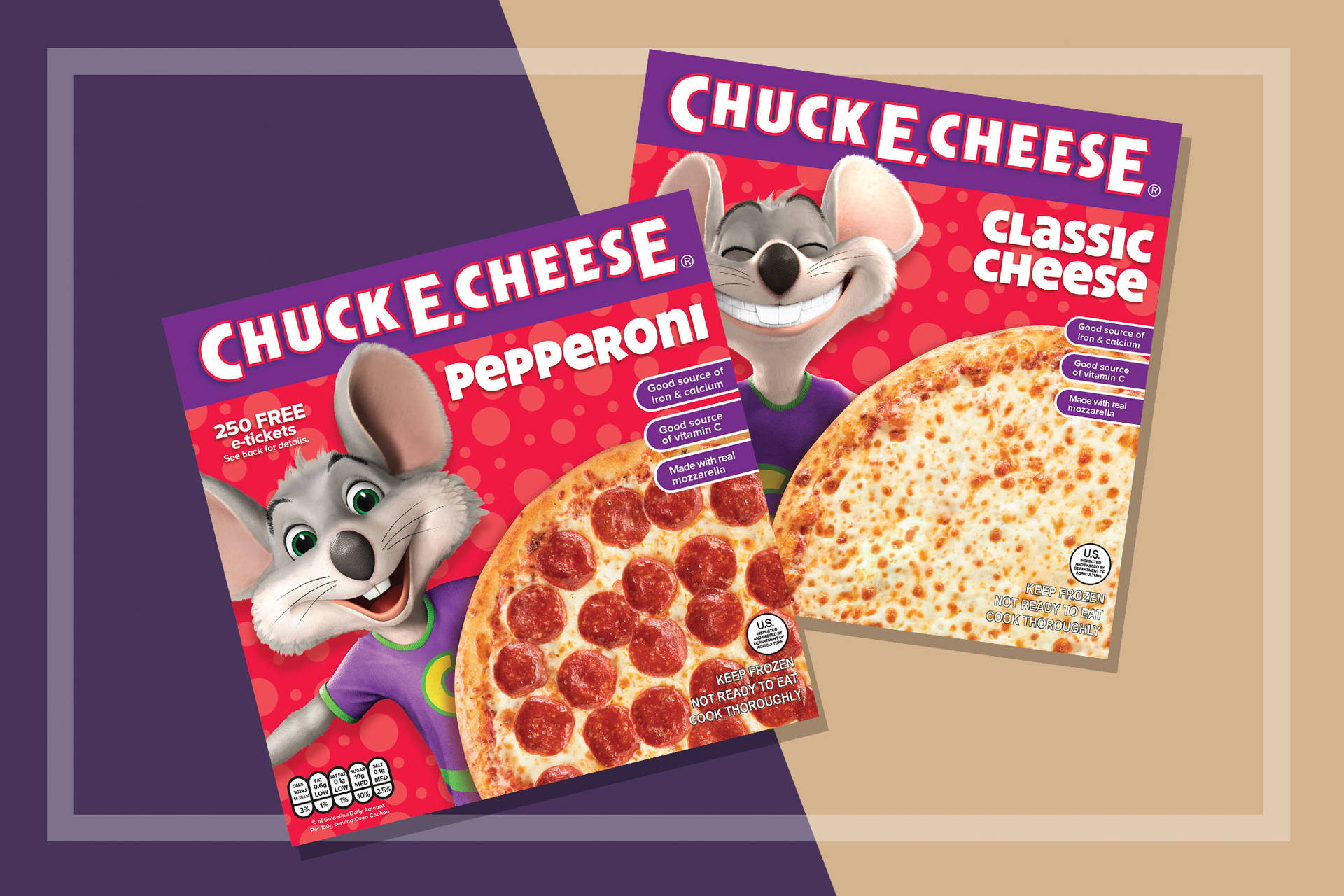 Chuck E Cheese Pizza Poster Background