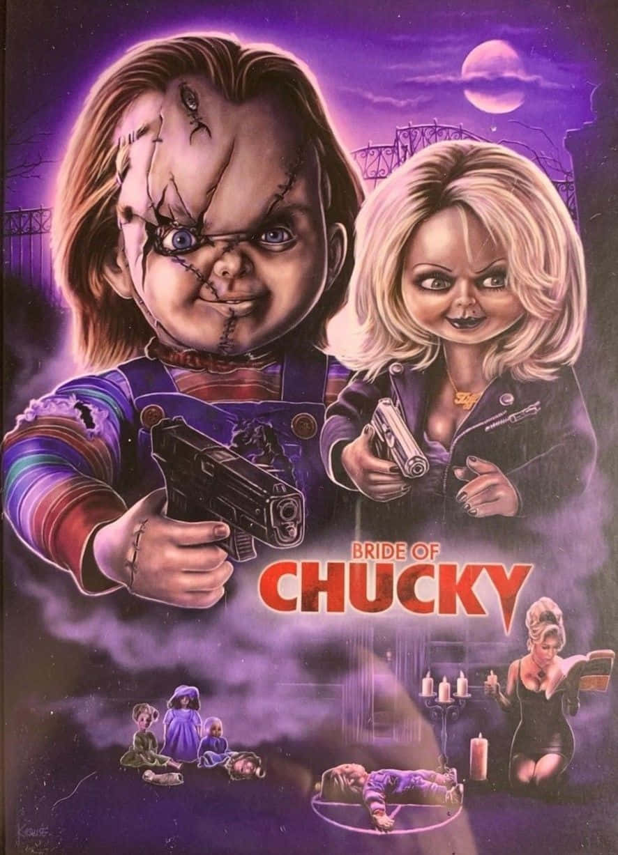 Chucky And Tiffany Horror Movie Poster