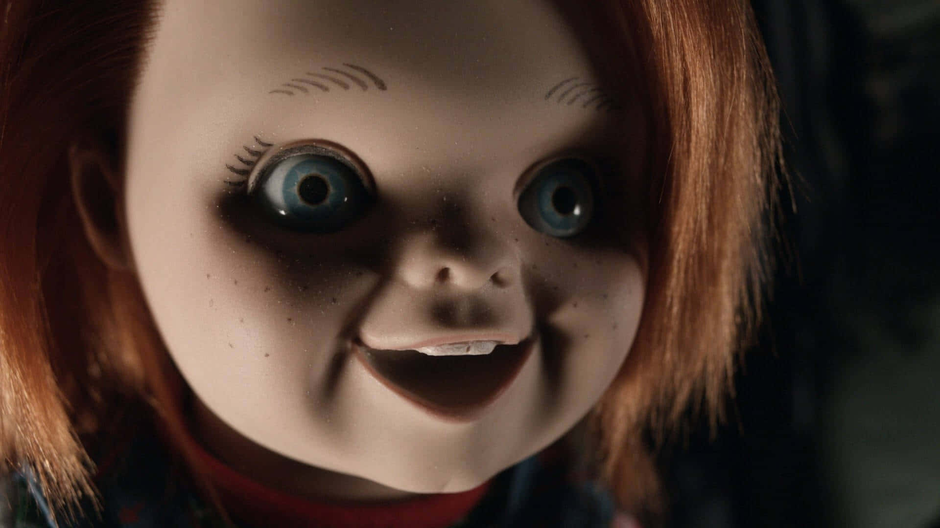 Chucky Doll With Gleeful Eyes Background