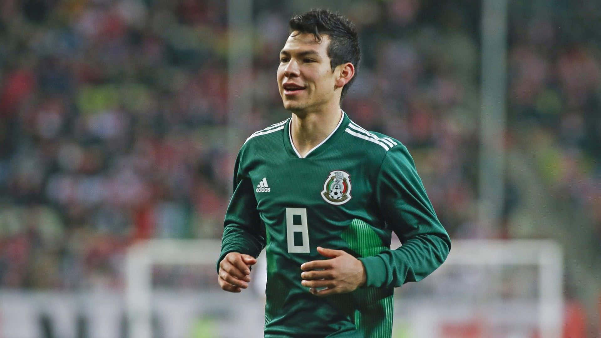 Chucky Lozano In Stadium Background
