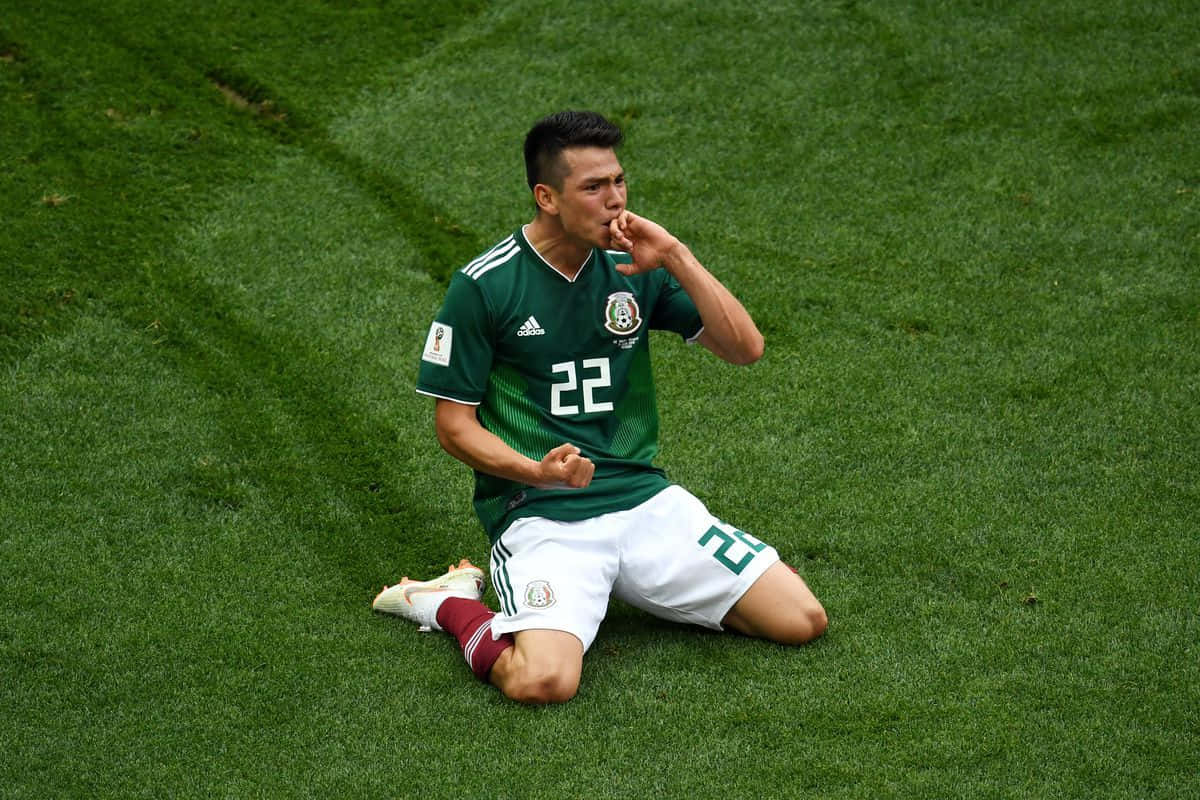 Chucky Lozano On Field Background