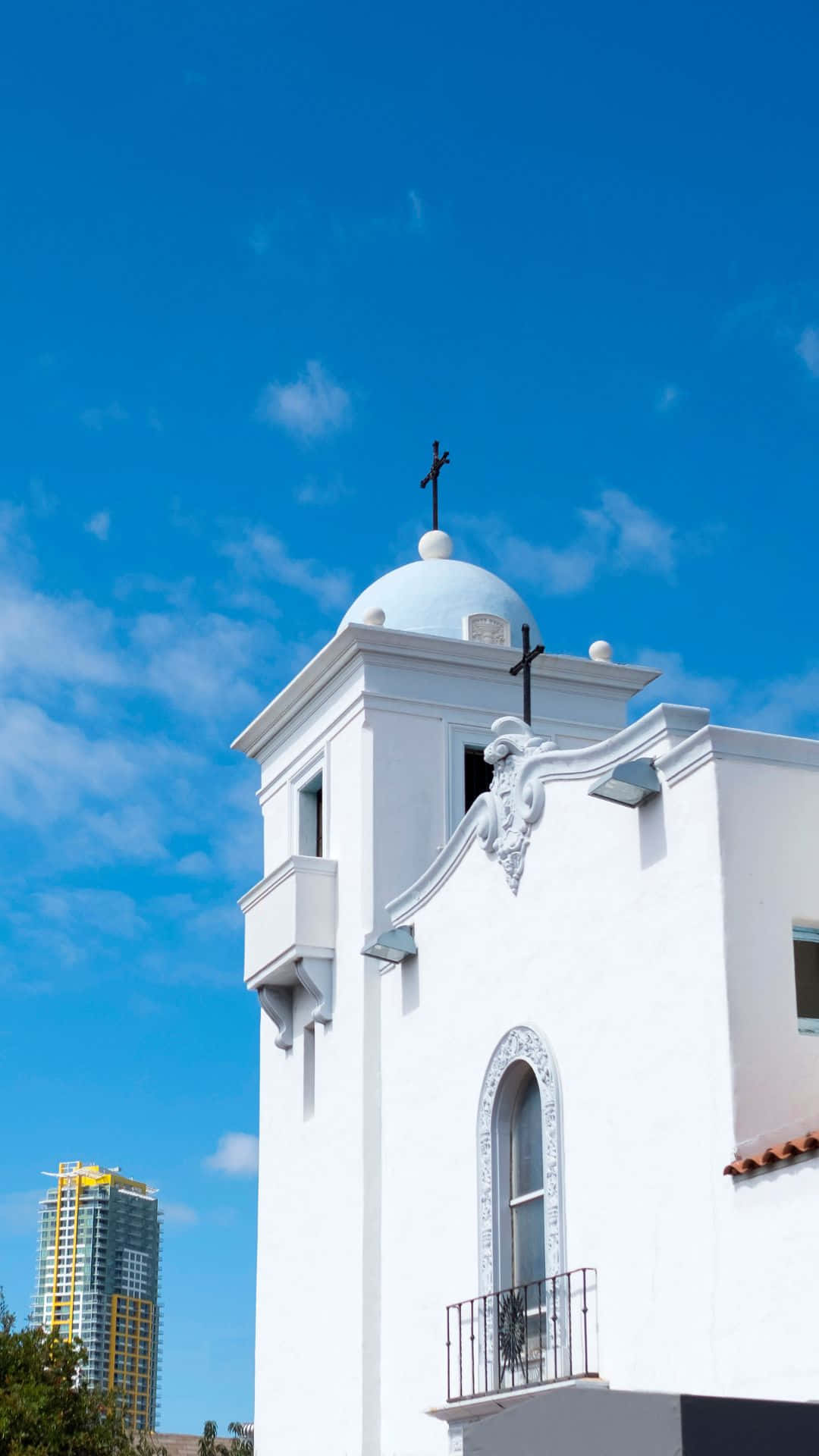 Church In San Diego Iphone Background