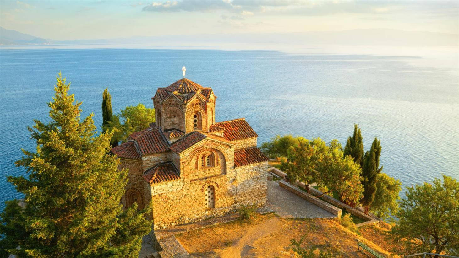 Church Of St. John In North Macedonia Background