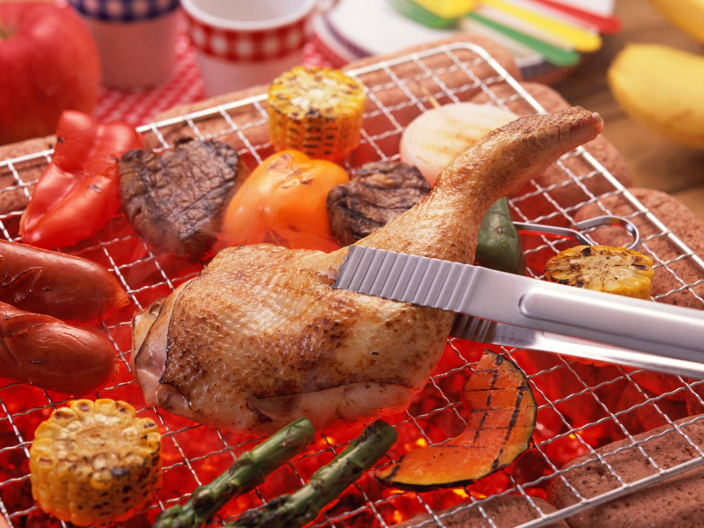 Churrasco Chicken Background