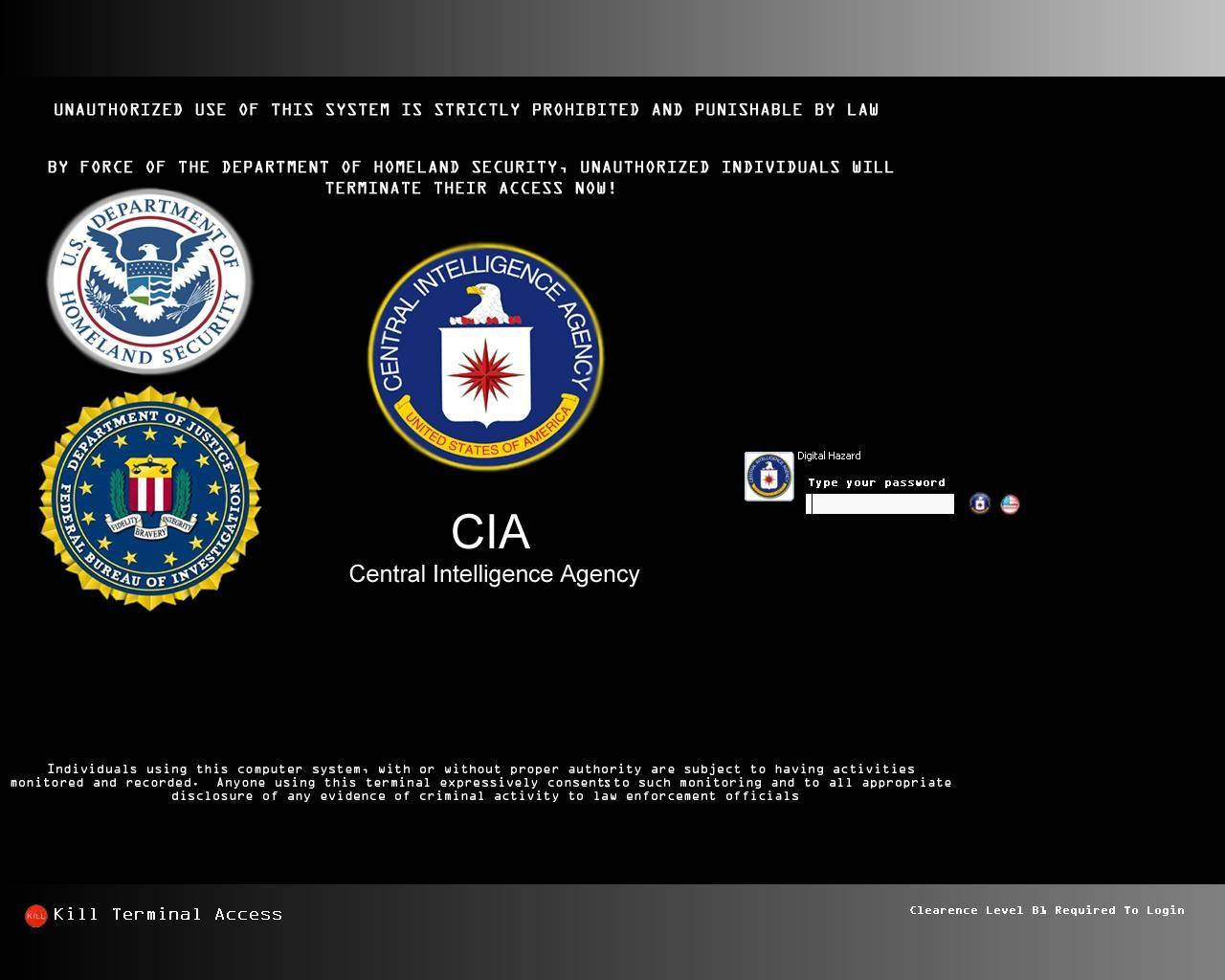 Cia Logo And Homeland Security