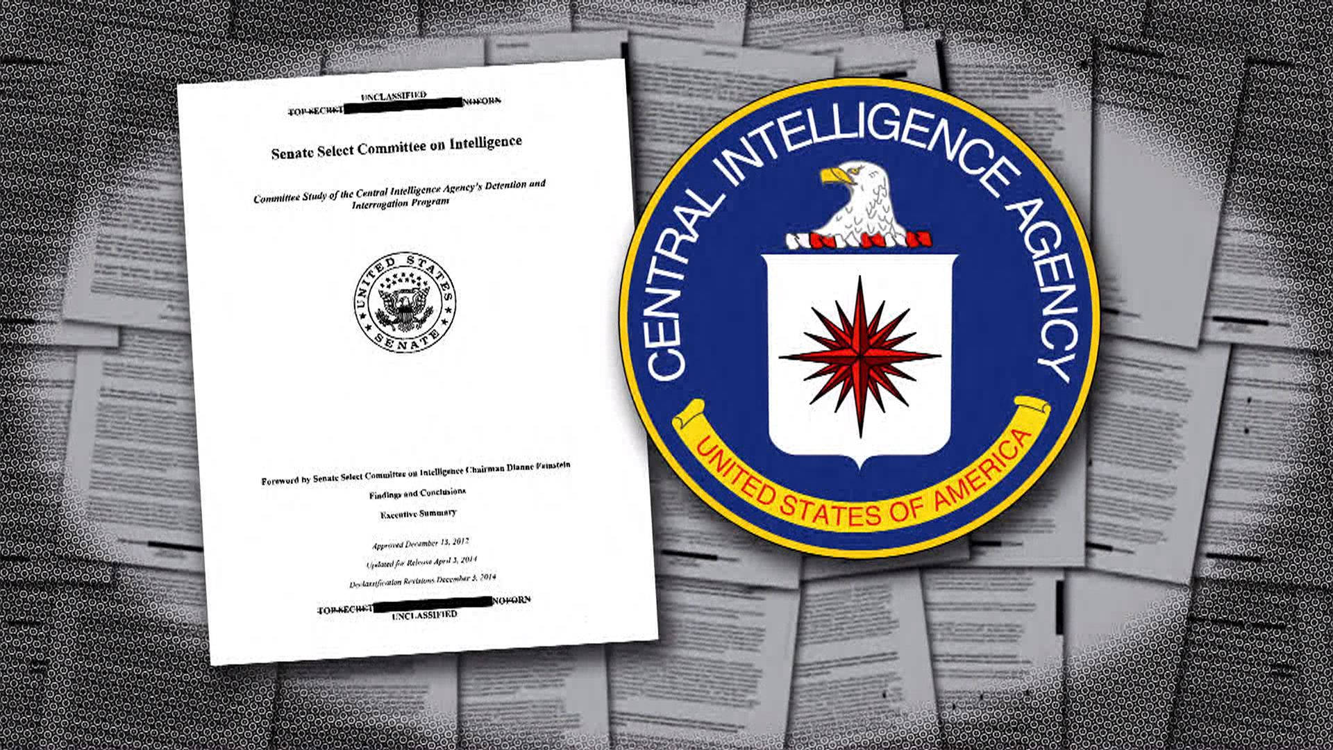 Cia Logo With Document Background