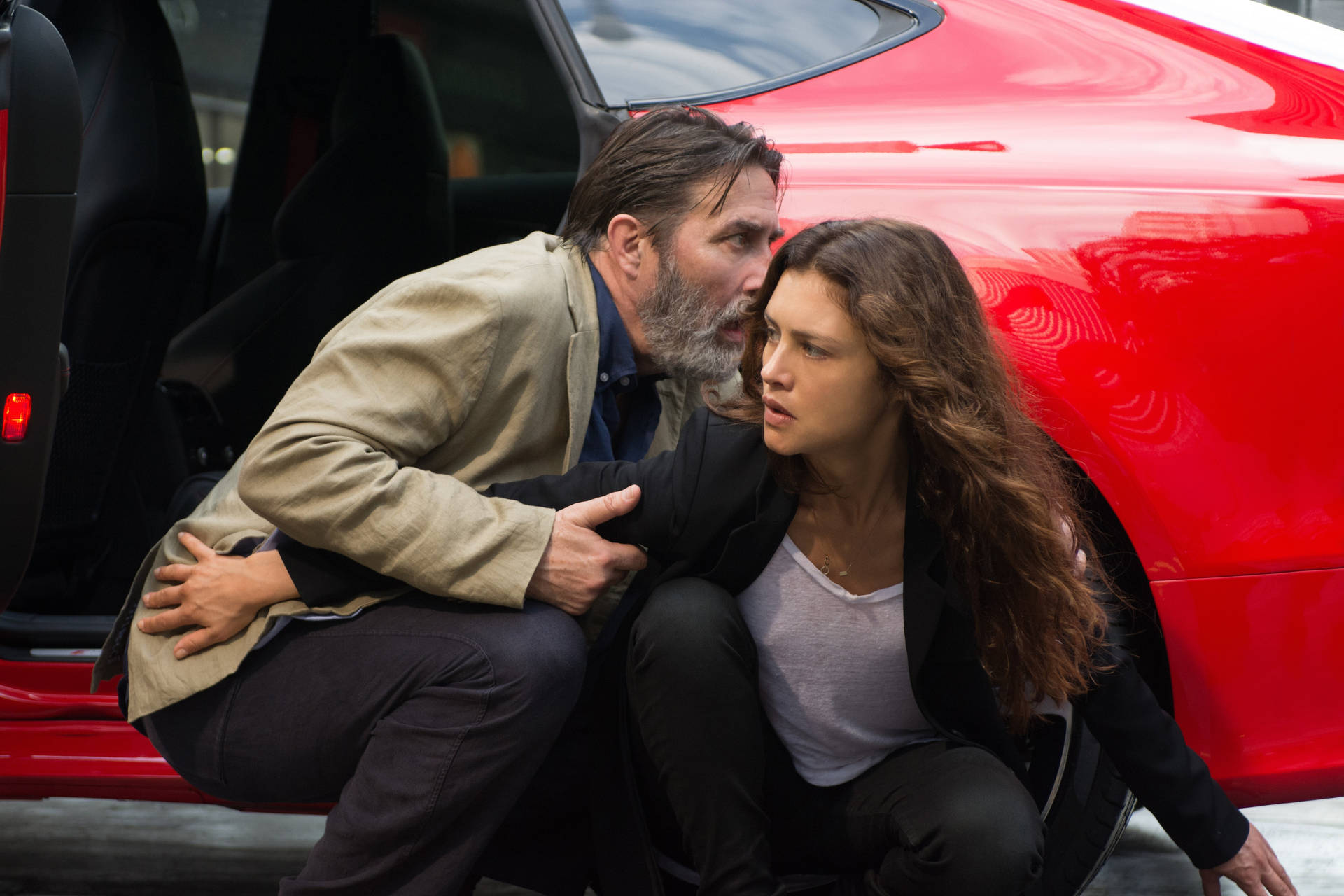 Ciarán Hinds In Action As Dr. Litvenko