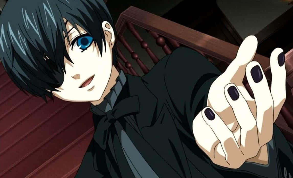 Ciel Phantomhive In A Gothic Victorian Setting