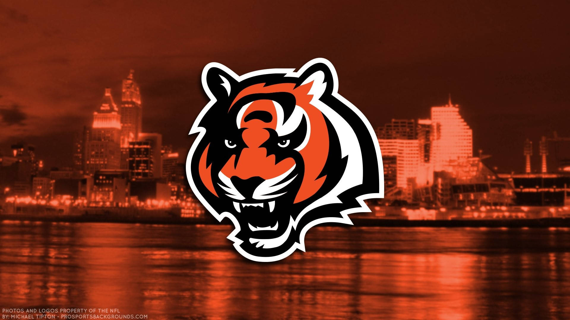 Cincinnati Bengals Tiger Logo Background