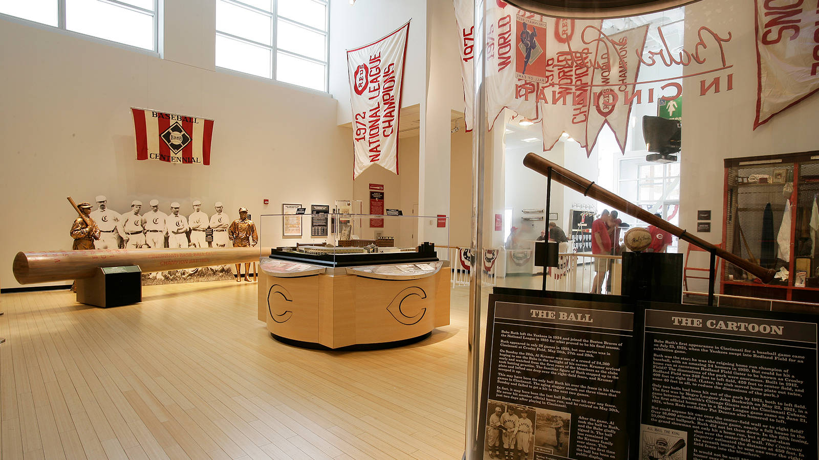 Cincinnati Red's Hall Of Fame Museum Background