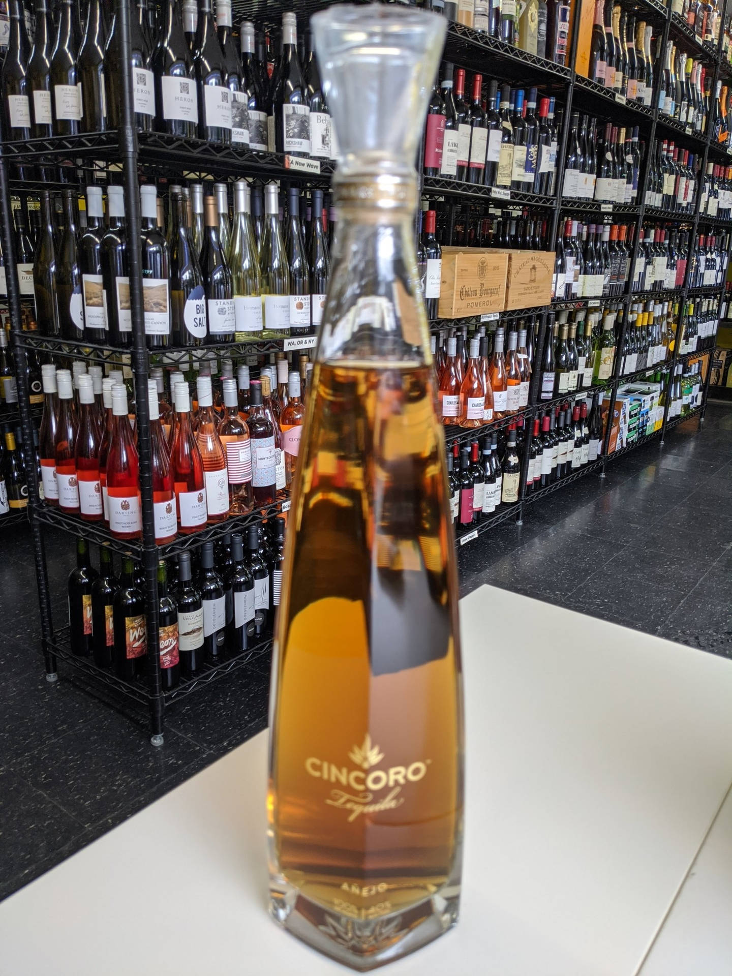 Cincoro Tequila At Liquor Store