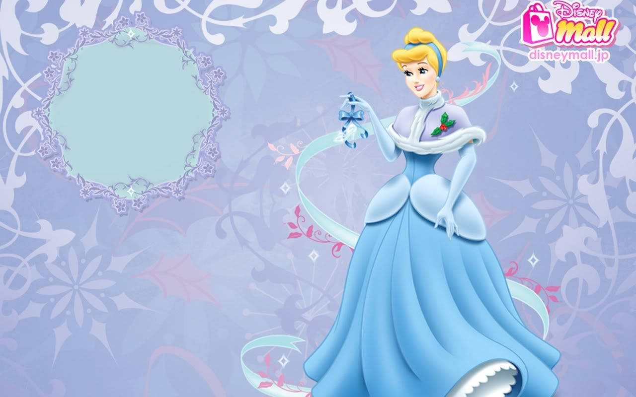 Cinderella Purple Background Background