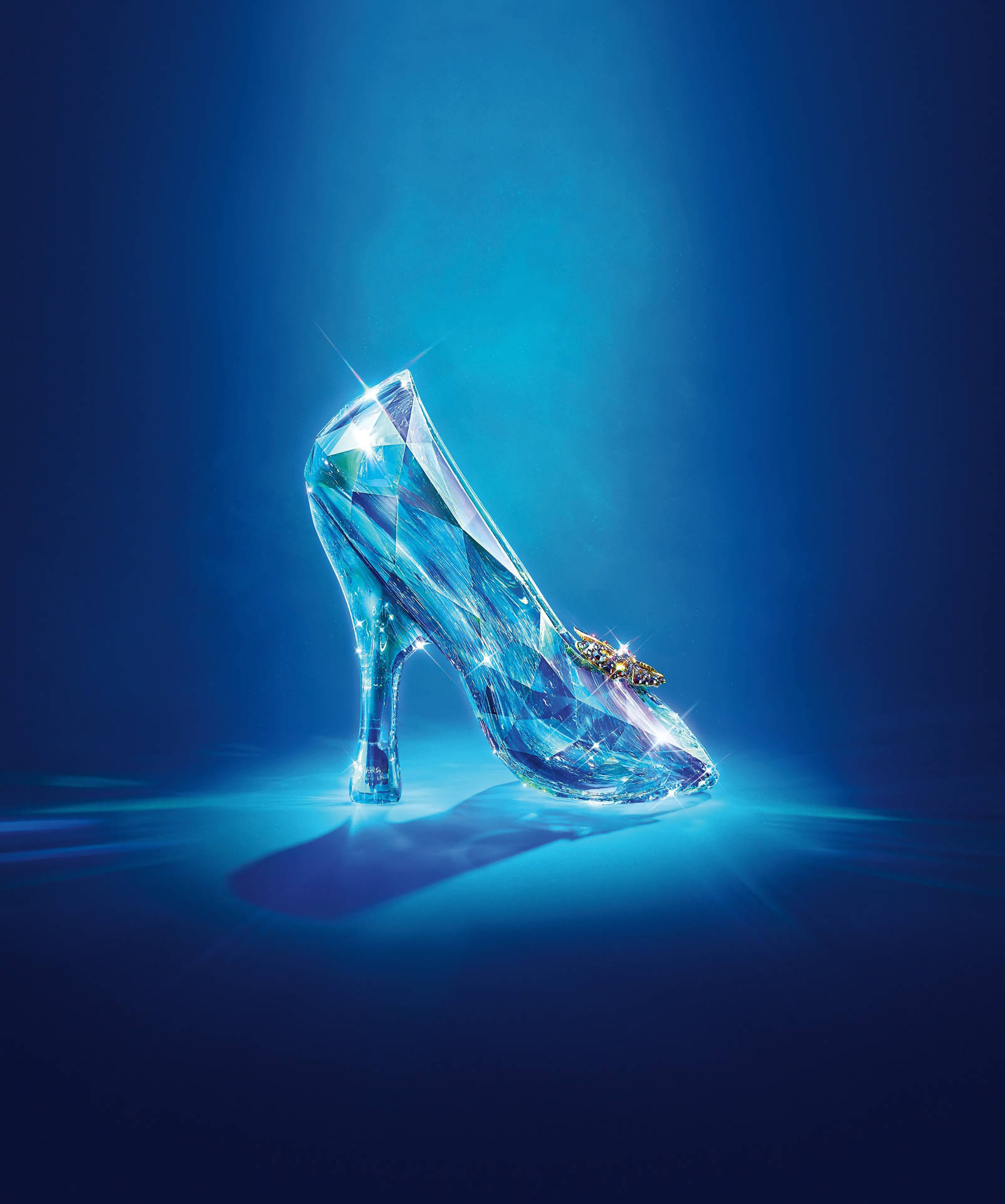Cinderella's Brilliant Glass Slipper Background