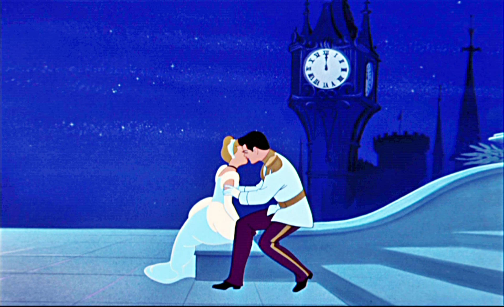 Cinderella's Magical Kiss Background