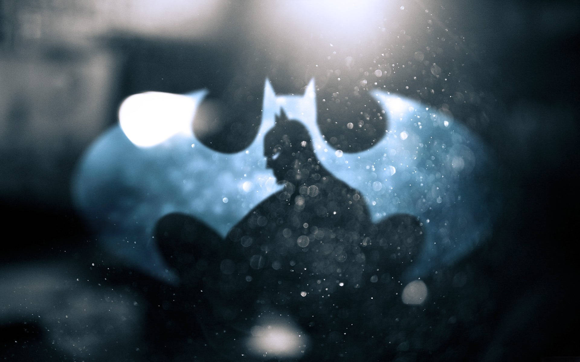 Cinematic Batman Logo Background