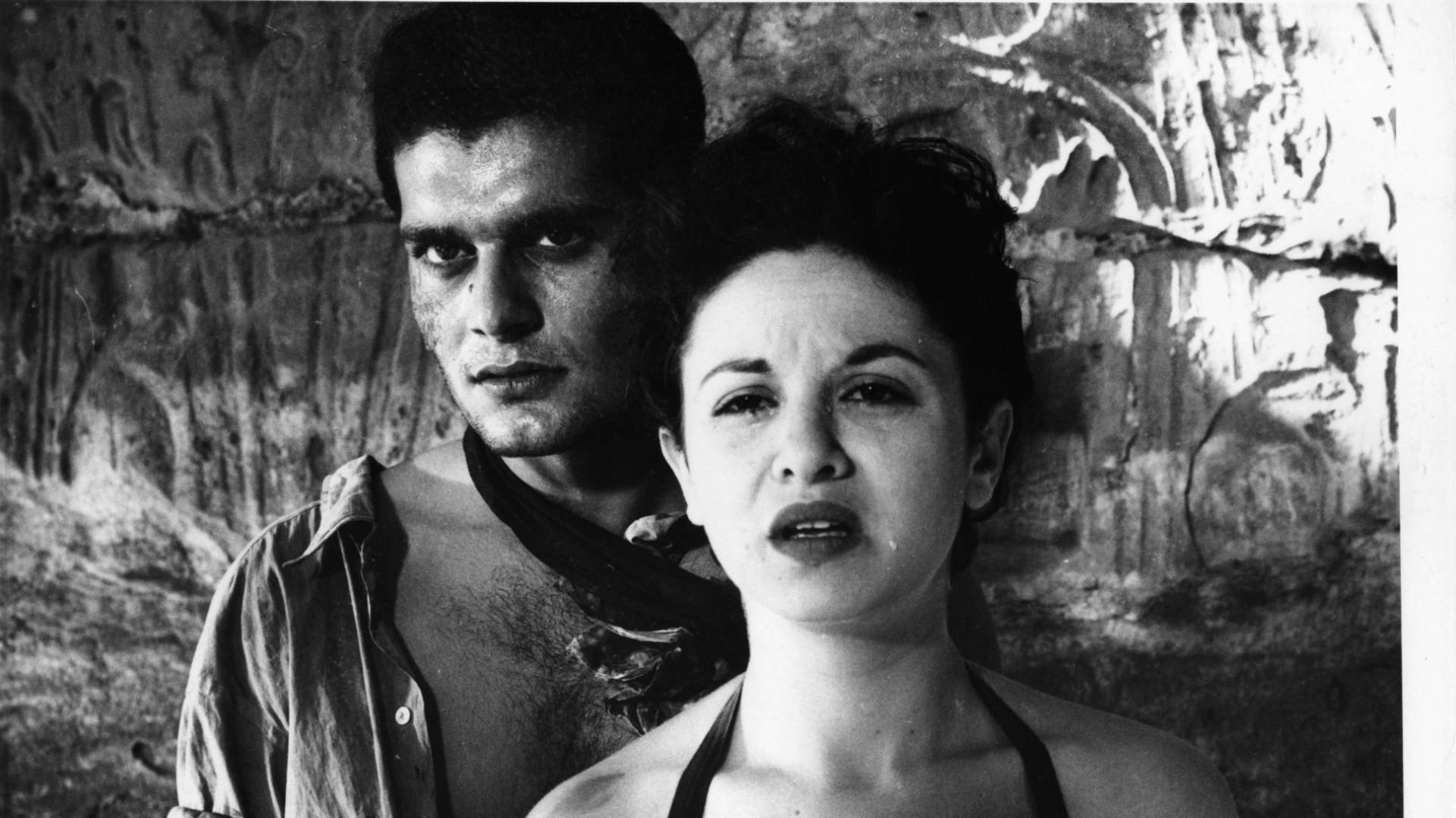 Cinematic Legends Omar Sharif And Faten Hamama In Their Prime Background