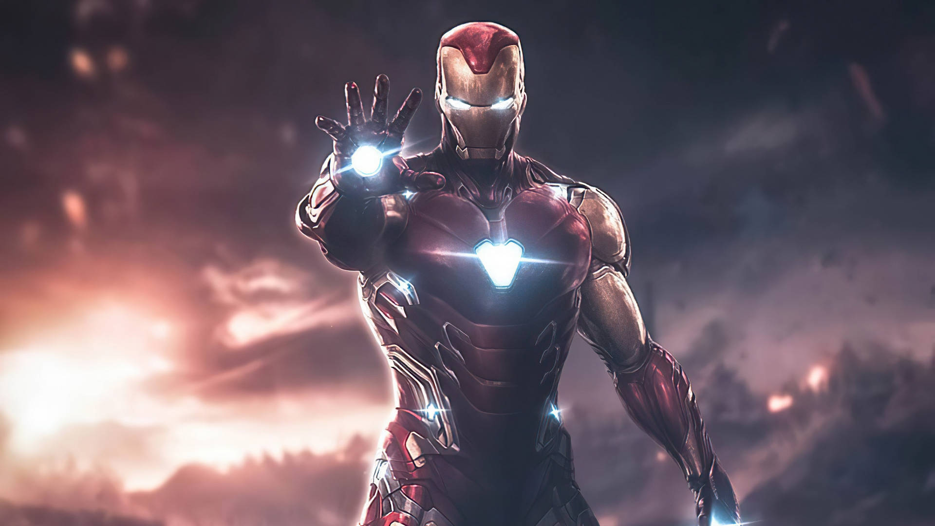 Cinematic Photo Of Iron Man Superhero Background