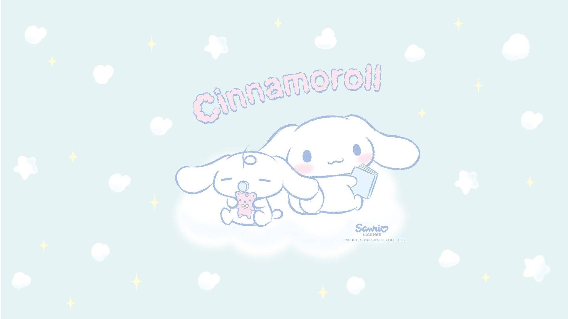 Cinnamoroll And Milk Sanrio Background
