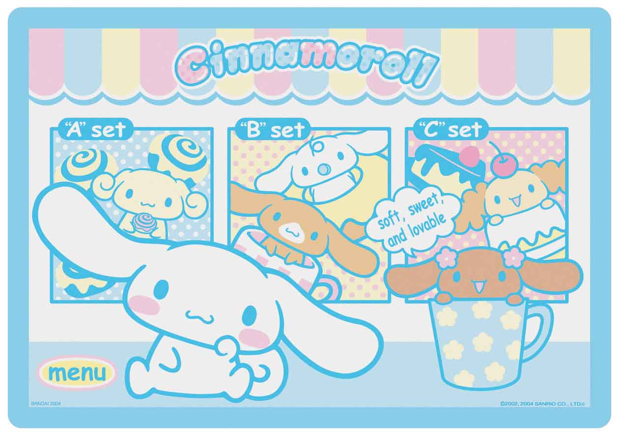 Cinnamoroll Cafe Menu Background