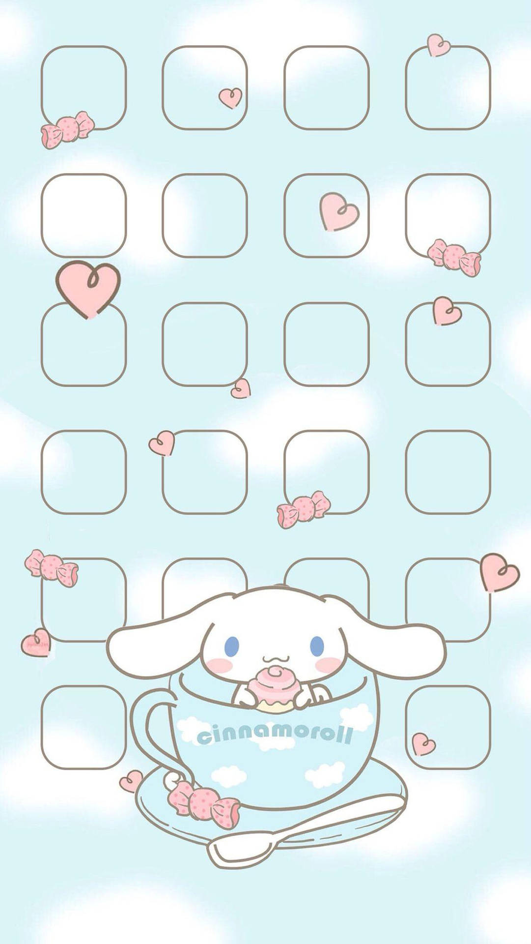 Cinnamoroll Coffee Tiled