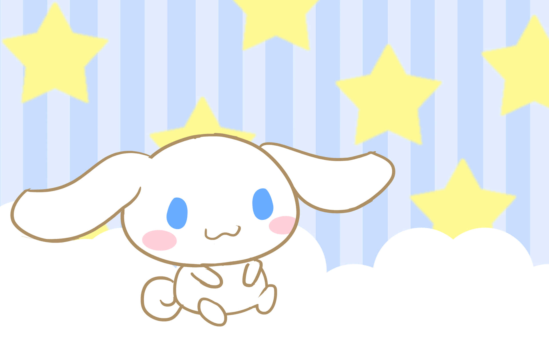 Cinnamoroll Cuteness In A Laptop Background