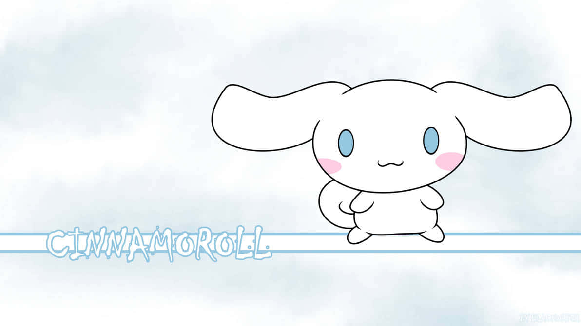Cinnamoroll Desktop: Adorable Pup With Soft Feathery Ears Background
