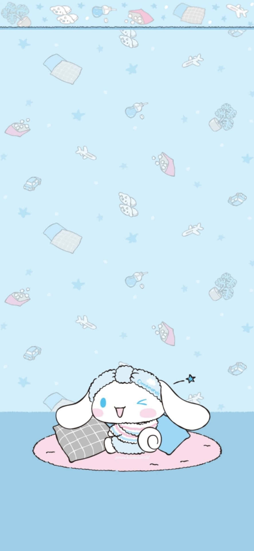Cinnamoroll Phone: Stay Connected To Your Loved Ones Background