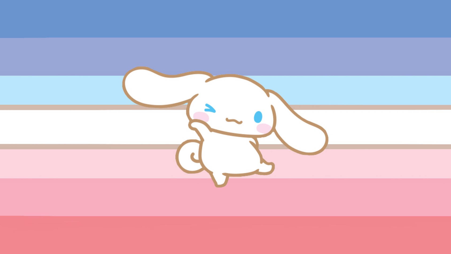 Cinnamoroll Pride Month Flag Background