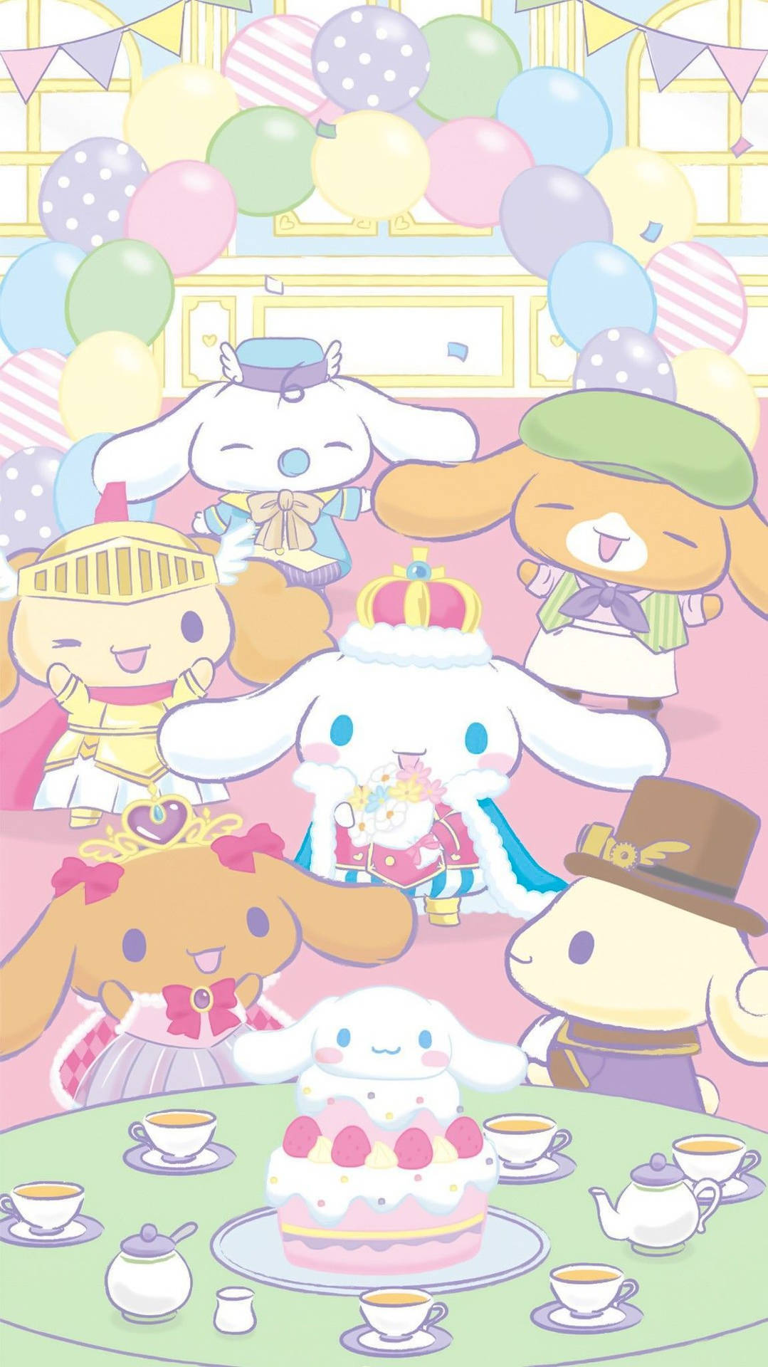 Cinnamoroll Royal Party Background