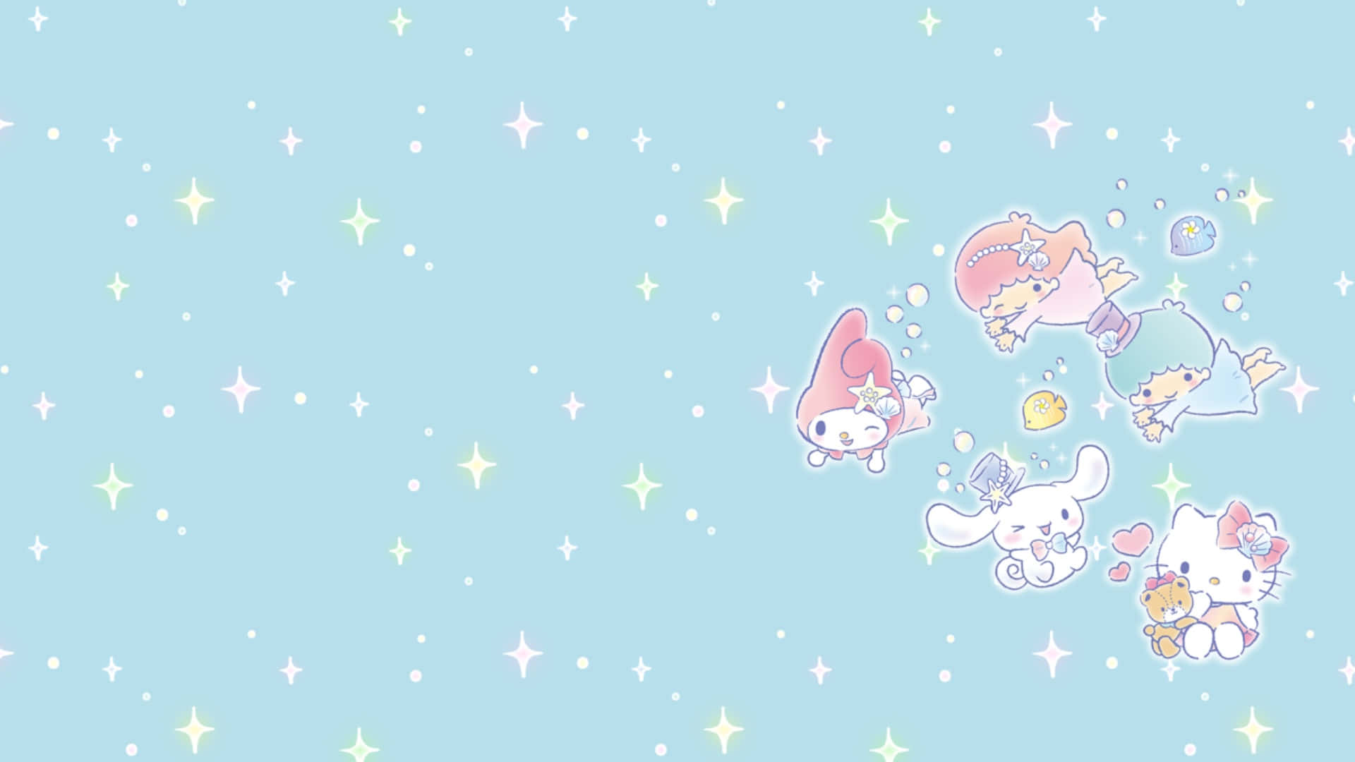 Cinnamoroll's Magical Laptop Lets Him Explore Never-before-seen Worlds! Background