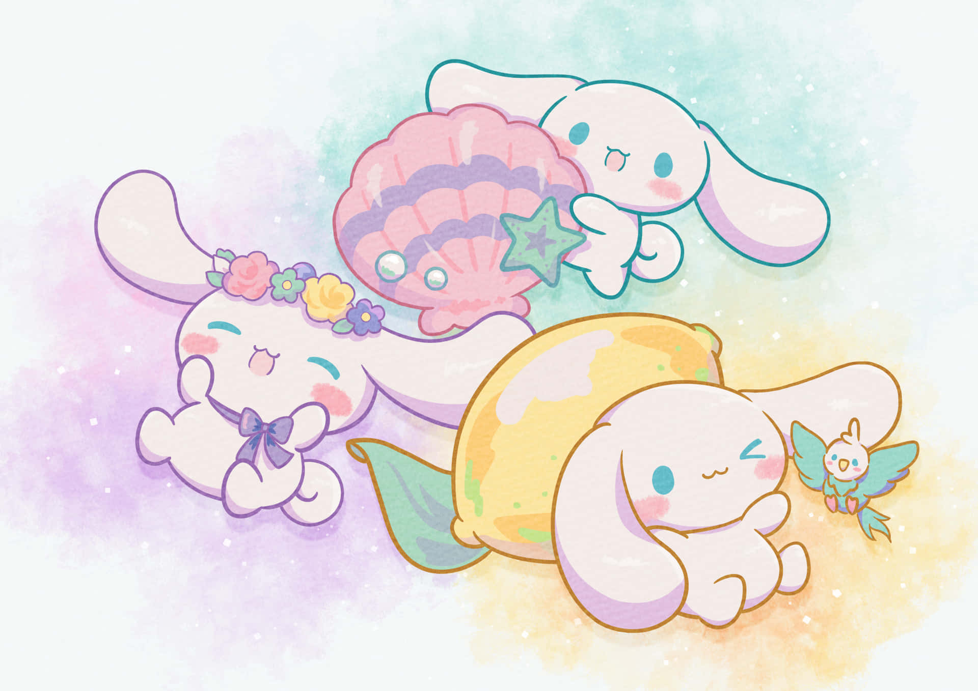 Cinnamoroll Sanrio Animated Artwork Background