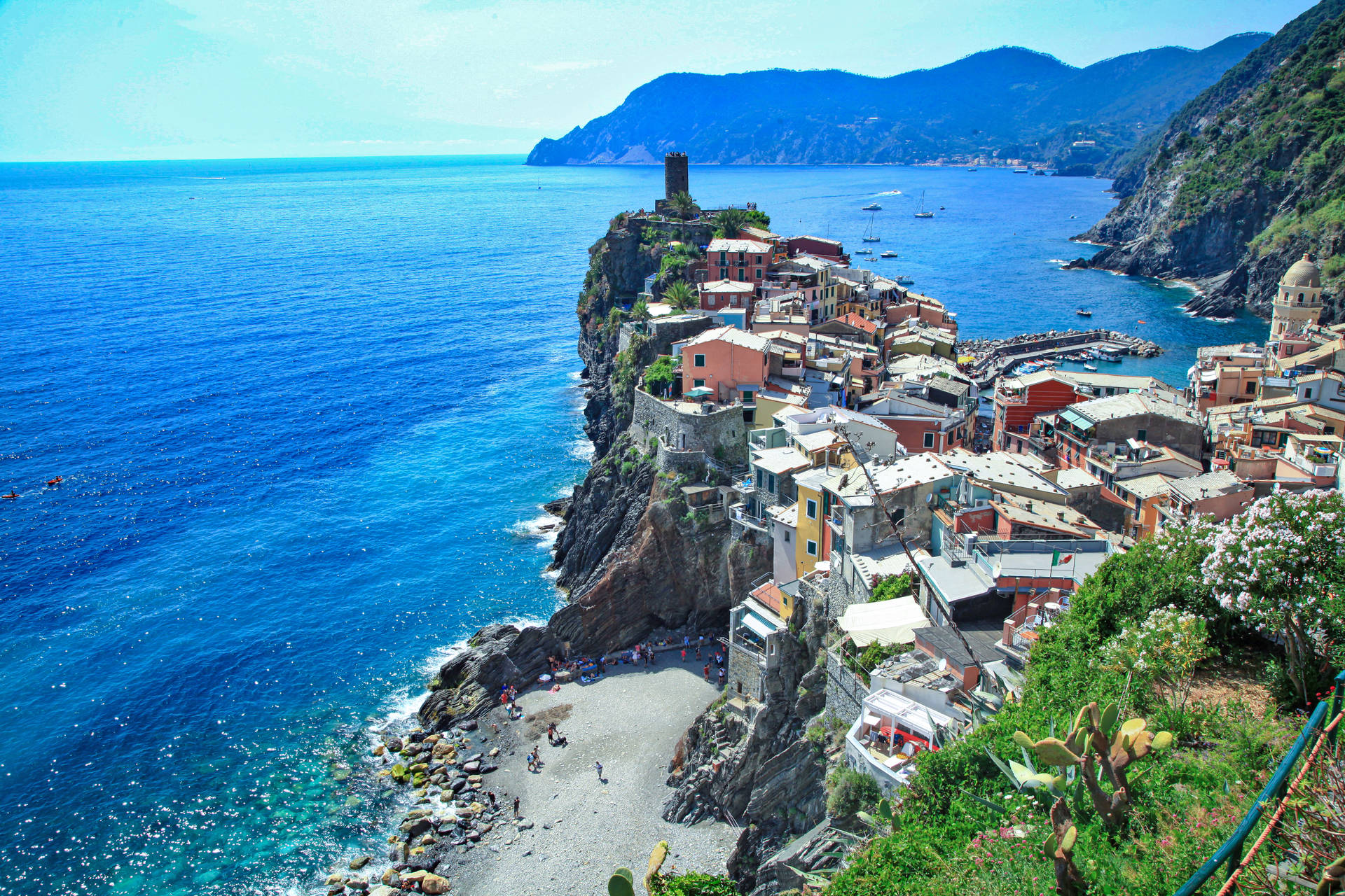 Cinque Terre Most Beautiful Nature Background